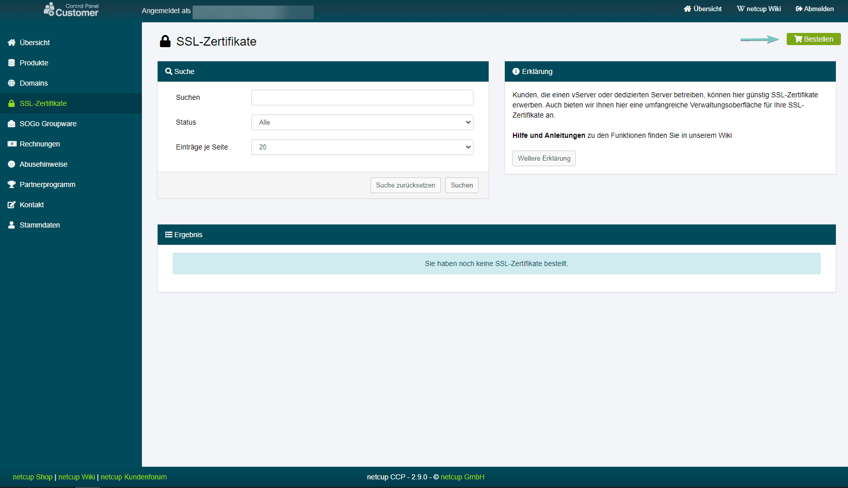 SSL-Zertfikate im CCP.