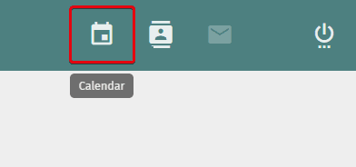 Highlighted calendar icon.