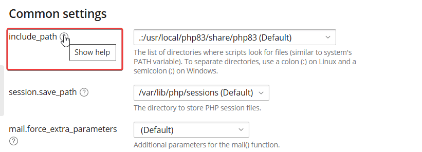 Highlighted "i-Icon". 