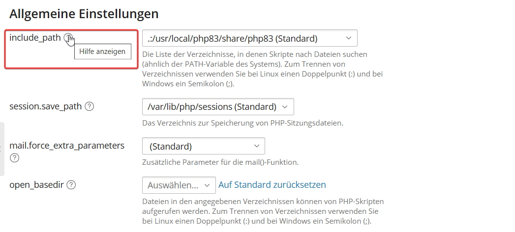 Hervogehobenes "i-Symbol".