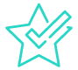 icon check star
