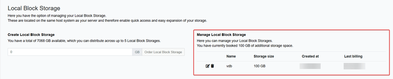 Local Block Storage Local Block Storage